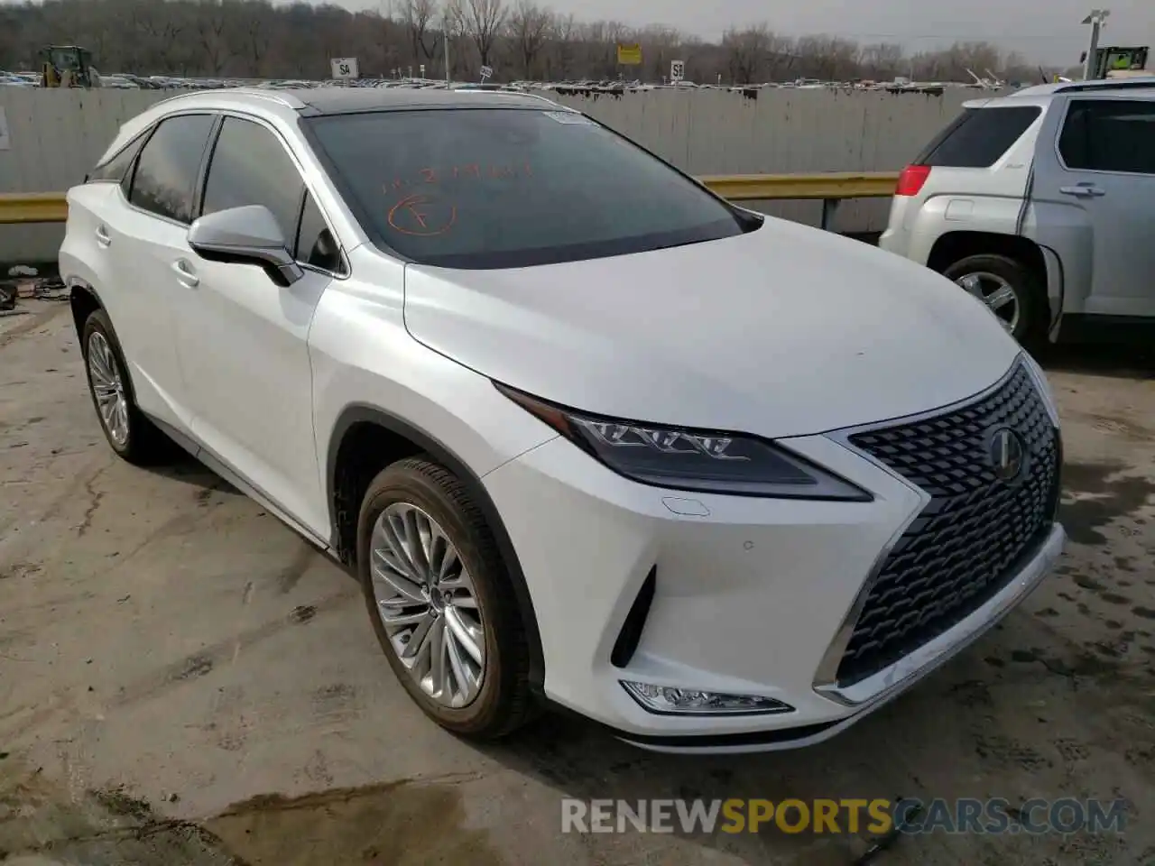 1 Photograph of a damaged car 2T2JZMDA9MC279217 LEXUS RX350 2021