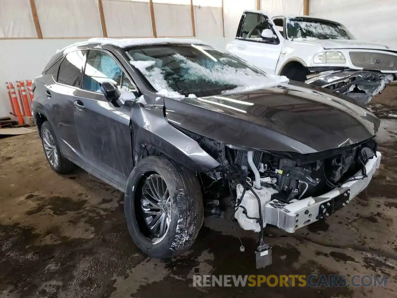 1 Photograph of a damaged car 2T2JZMDA9MC303306 LEXUS RX350 2021