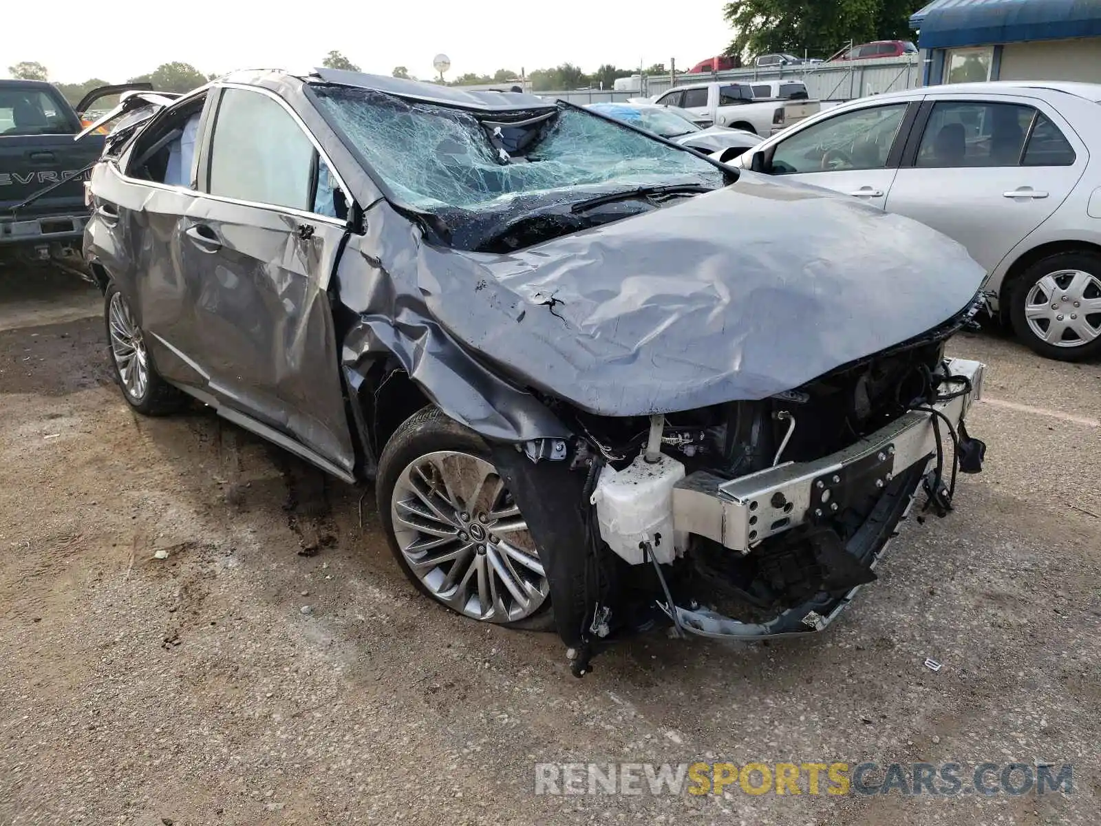 1 Photograph of a damaged car 2T2JZMDAXMC296544 LEXUS RX350 2021