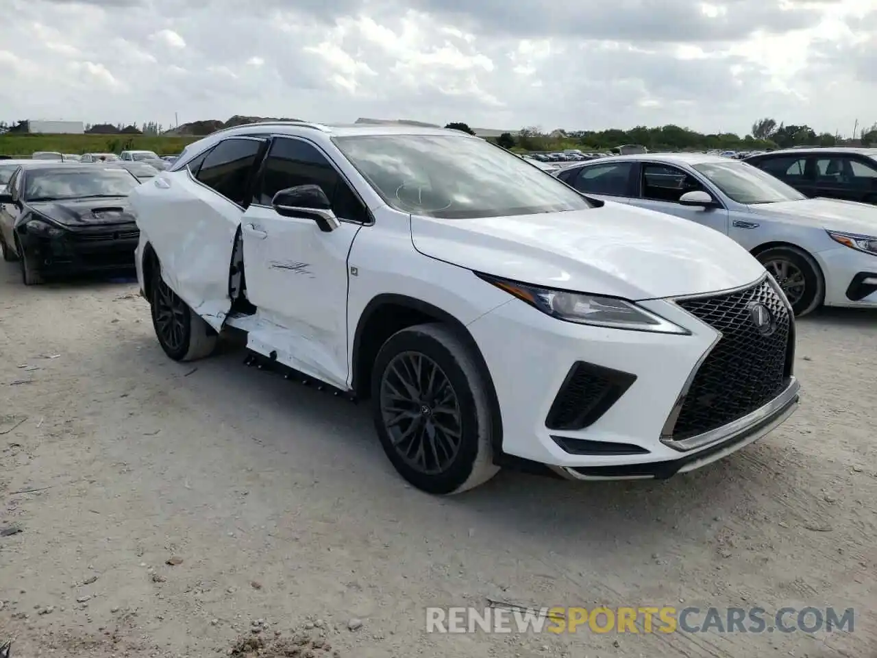 1 Photograph of a damaged car 2T2SZMAA6MC205164 LEXUS RX350 2021