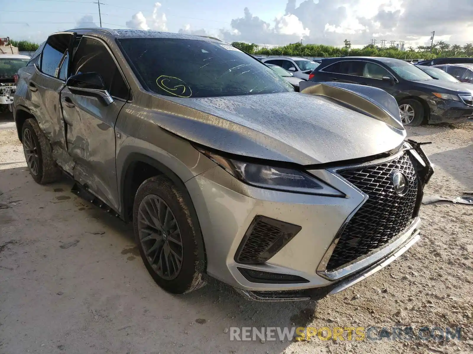 1 Photograph of a damaged car 2T2SZMAA7MC209465 LEXUS RX350 2021