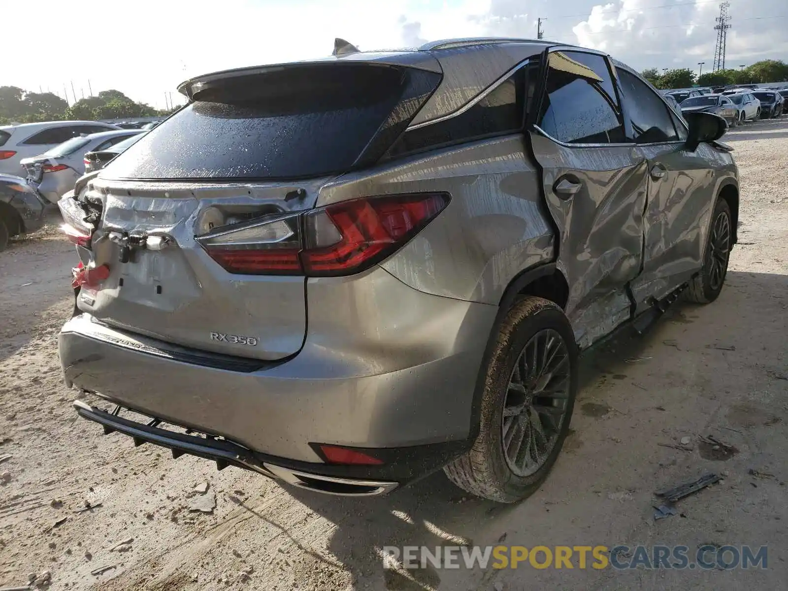 4 Photograph of a damaged car 2T2SZMAA7MC209465 LEXUS RX350 2021