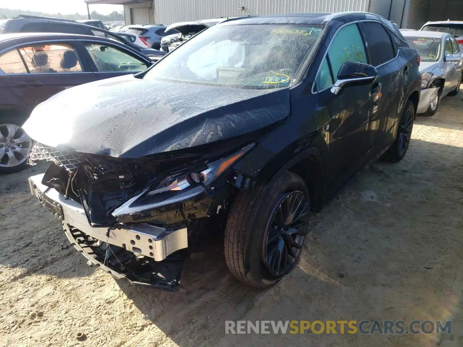 2 Photograph of a damaged car 2T2SZMDA0MC287310 LEXUS RX350 2021