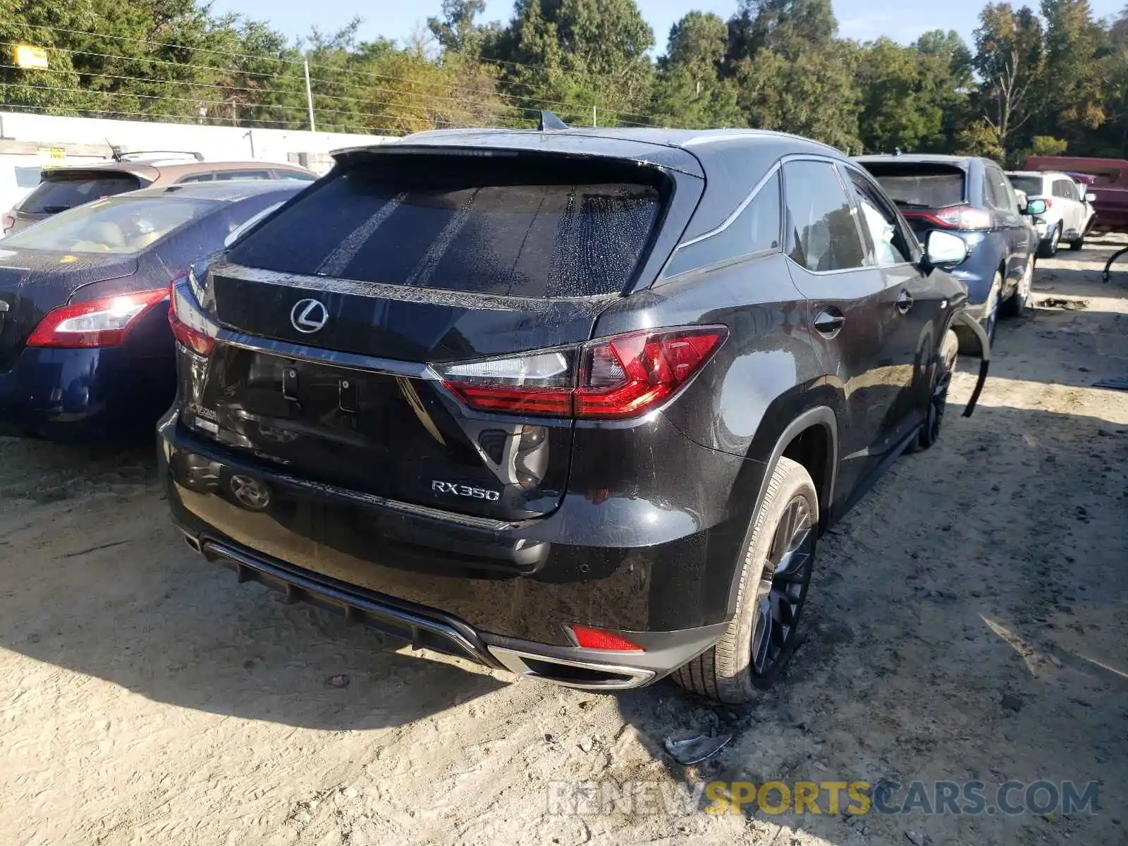 4 Фотография поврежденного автомобиля 2T2SZMDA0MC287310 LEXUS RX350 2021