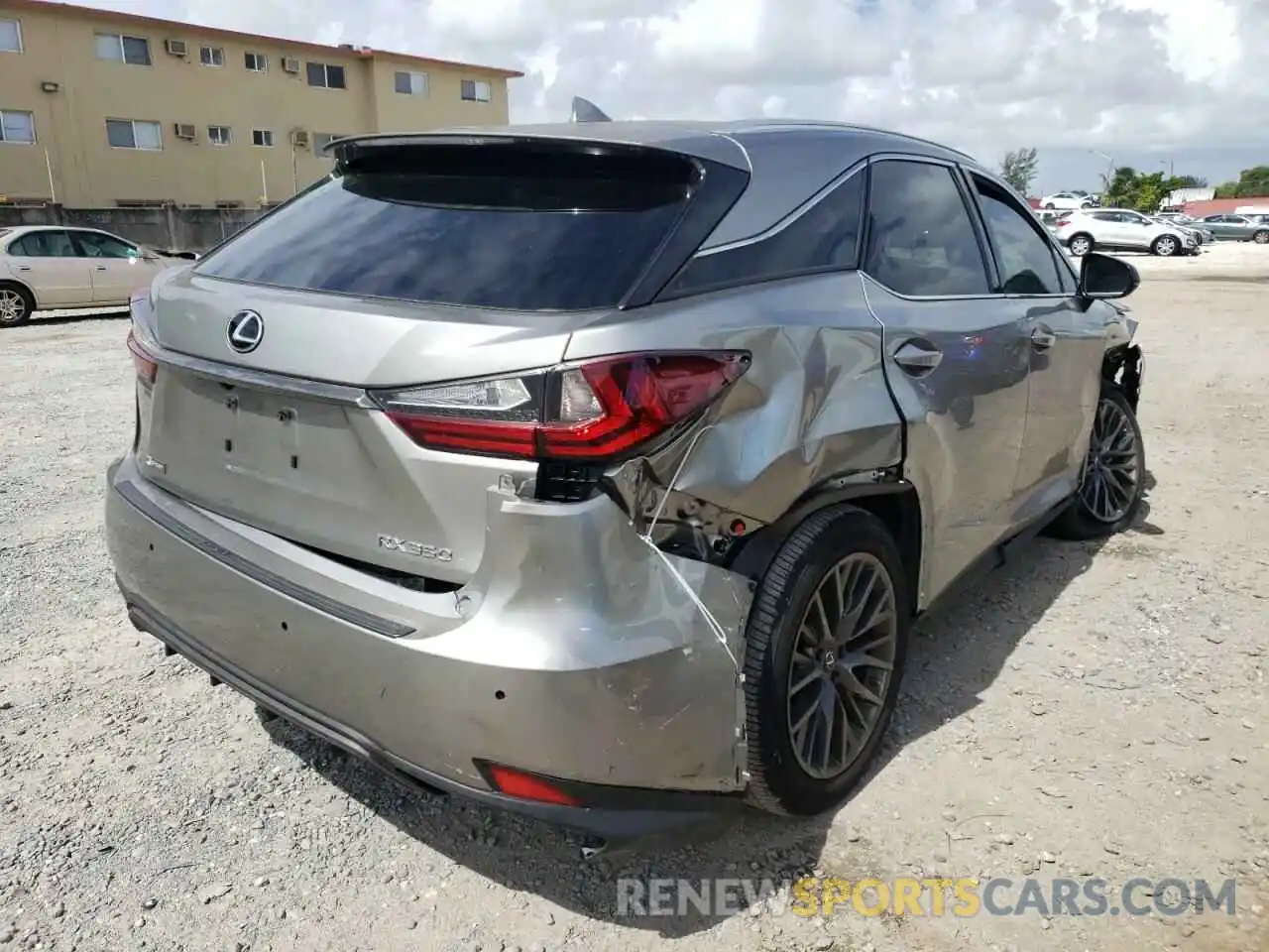 4 Photograph of a damaged car 2T2SZMDA2MC268189 LEXUS RX350 2021