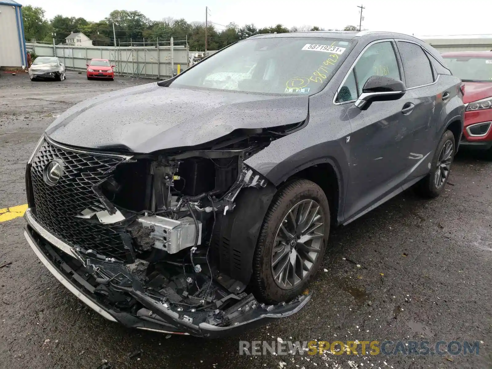 2 Photograph of a damaged car 2T2SZMDA5MC268252 LEXUS RX350 2021