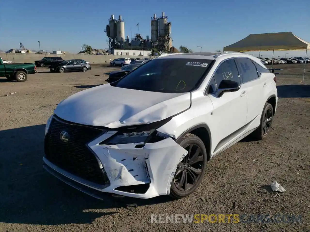 2 Photograph of a damaged car 2T2SZMDA5MC273435 LEXUS RX350 2021