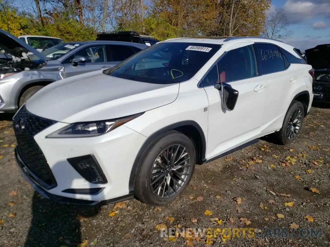 2 Photograph of a damaged car 2T2SZMDA6MC303736 LEXUS RX350 2021