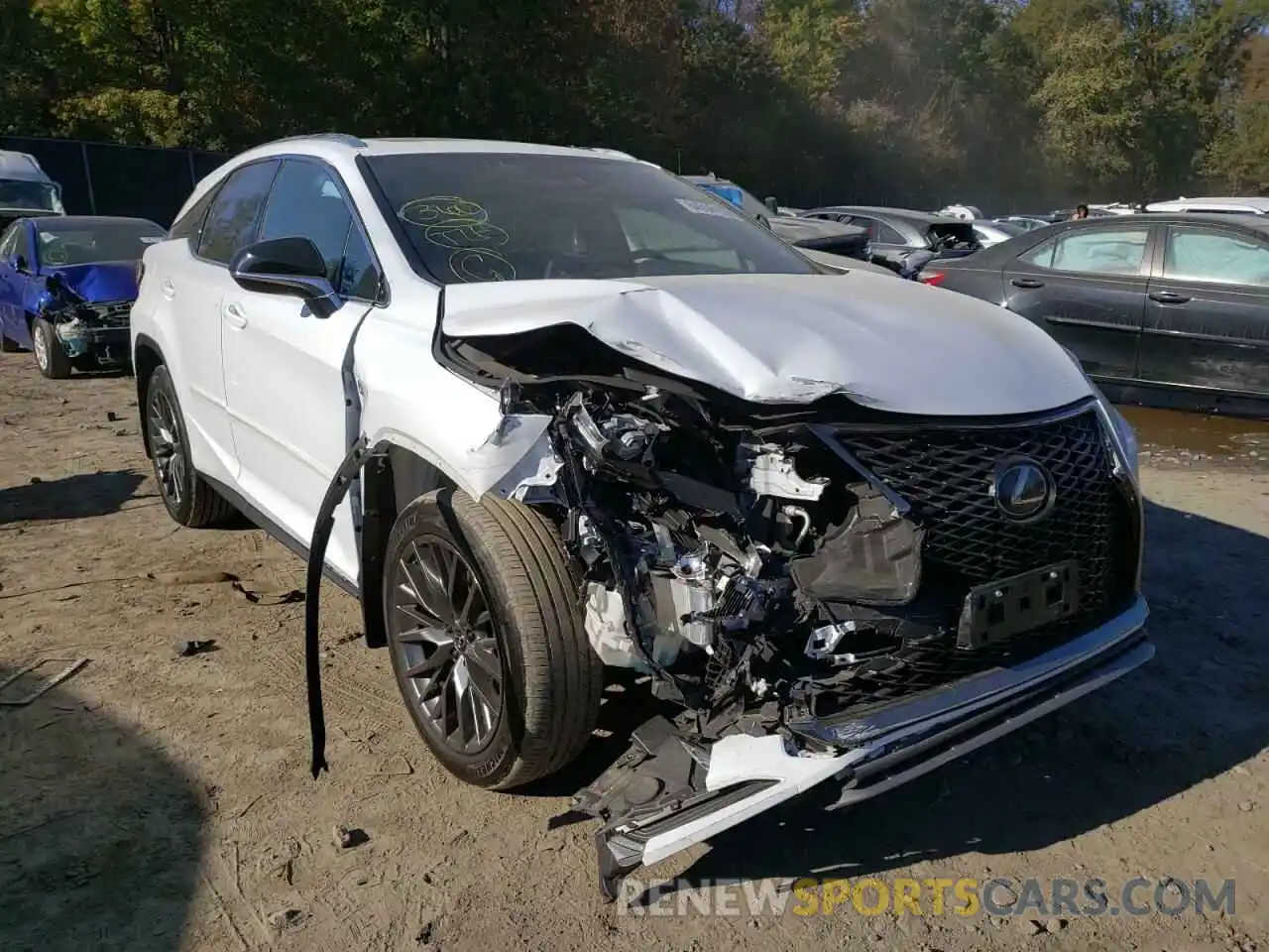 1 Photograph of a damaged car 2T2SZMDA8MC279228 LEXUS RX350 2021