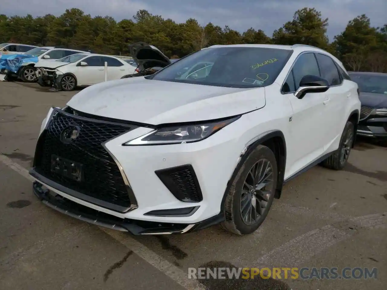 2 Photograph of a damaged car 2T2SZMDA9MC260204 LEXUS RX350 2021