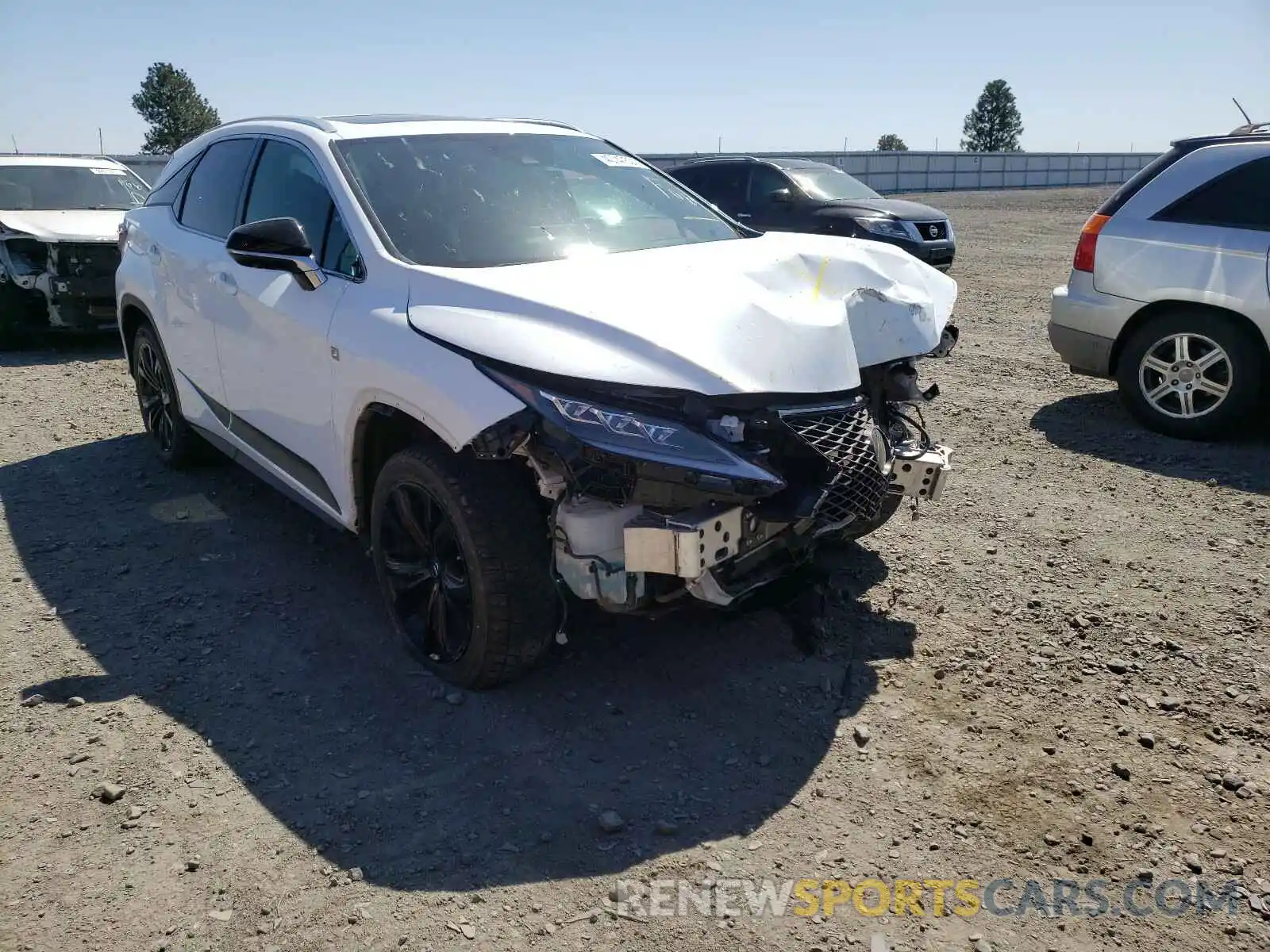 1 Photograph of a damaged car 2T2SZMDAXMC259644 LEXUS RX350 2021