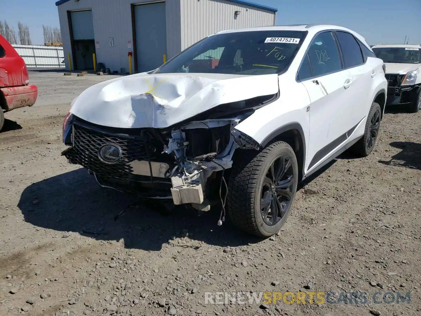 2 Photograph of a damaged car 2T2SZMDAXMC259644 LEXUS RX350 2021