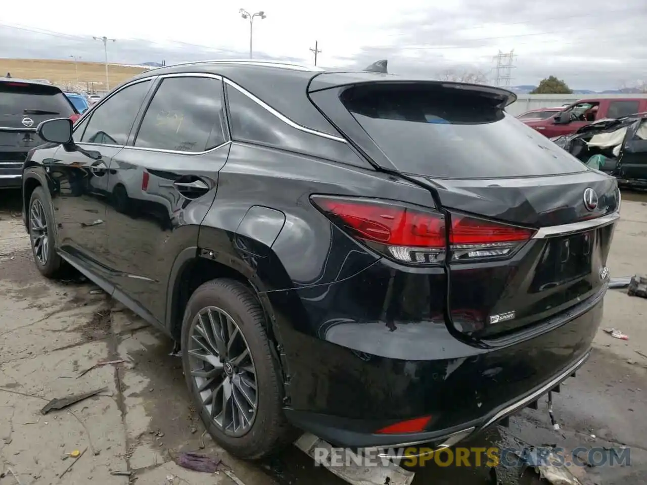 3 Фотография поврежденного автомобиля 2T2YZMDA0MC284823 LEXUS RX350 2021