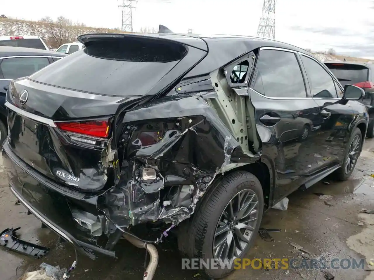 4 Photograph of a damaged car 2T2YZMDA0MC284823 LEXUS RX350 2021