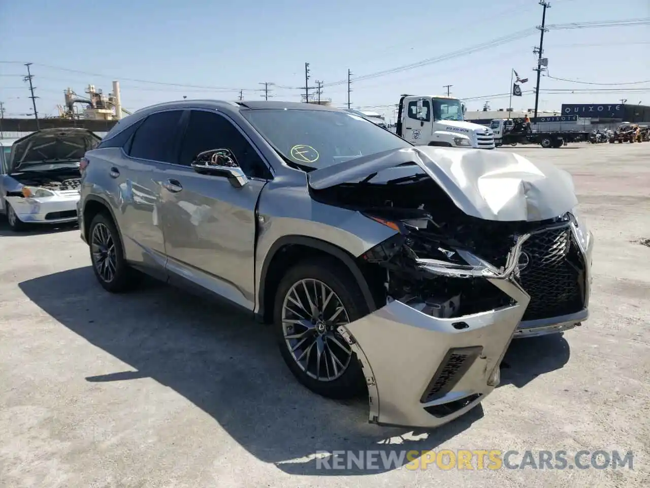 1 Photograph of a damaged car 2T2YZMDA1MC296771 LEXUS RX350 2021