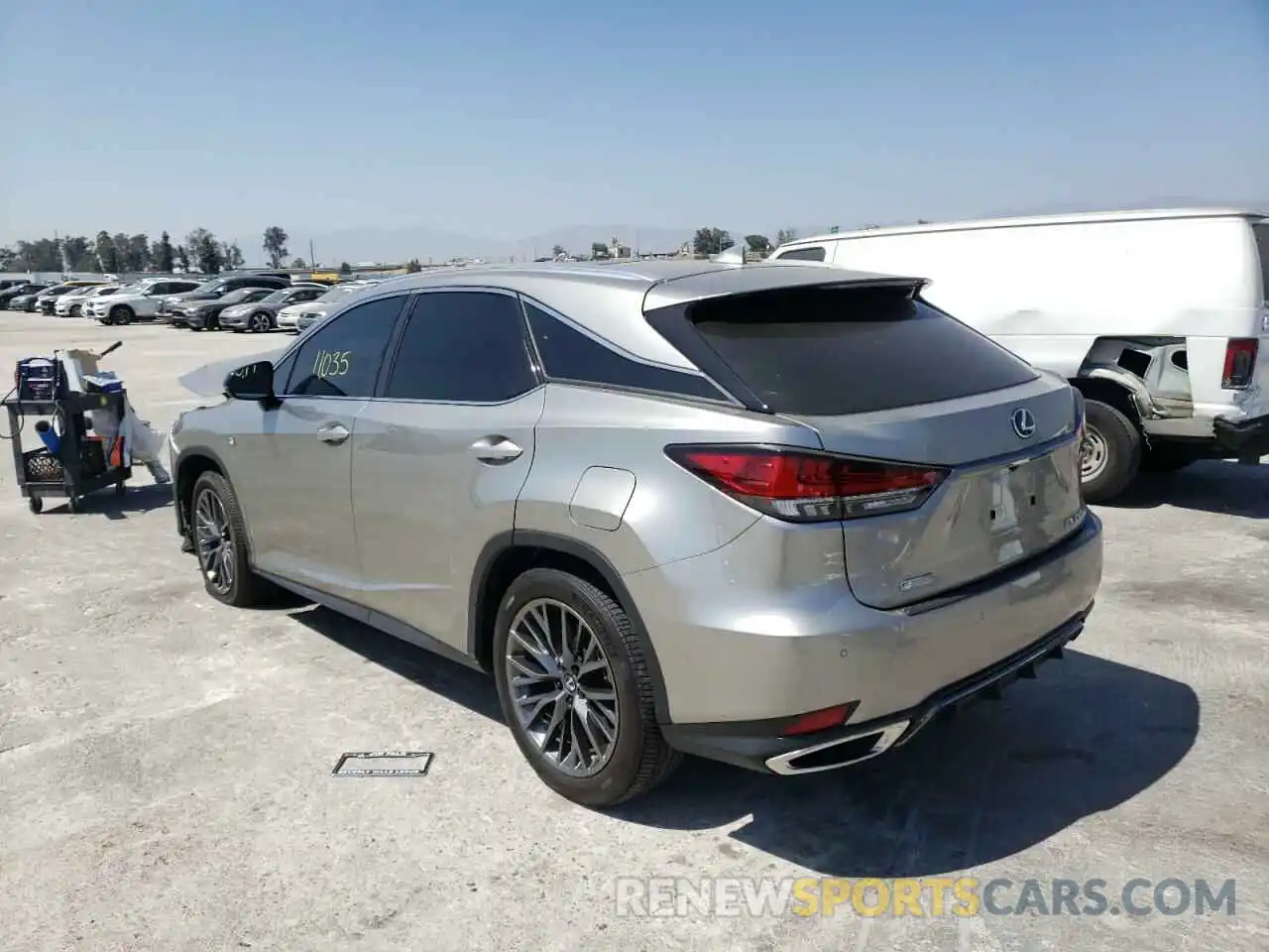 3 Photograph of a damaged car 2T2YZMDA1MC296771 LEXUS RX350 2021