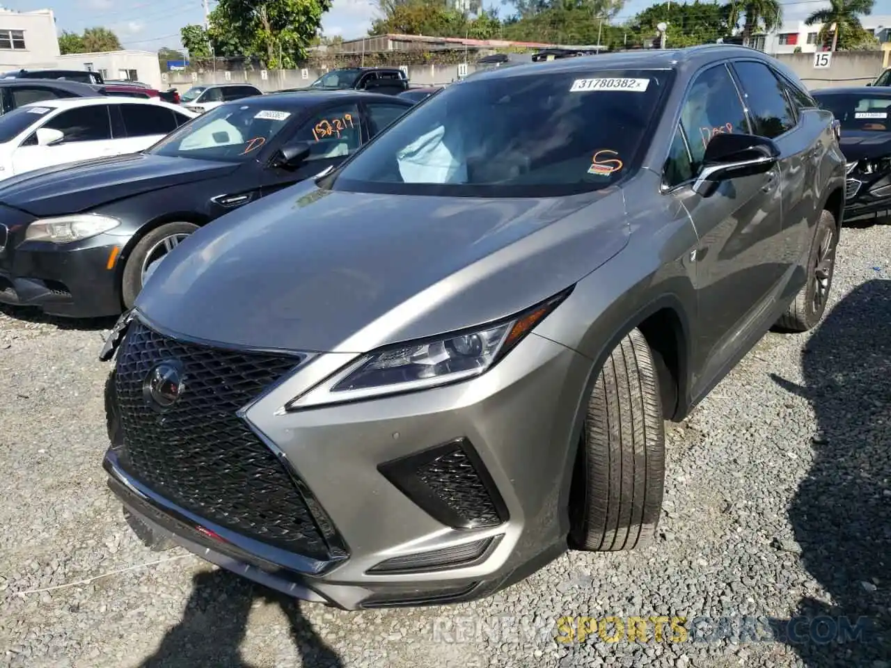 2 Photograph of a damaged car 2T2YZMDA2MC289280 LEXUS RX350 2021