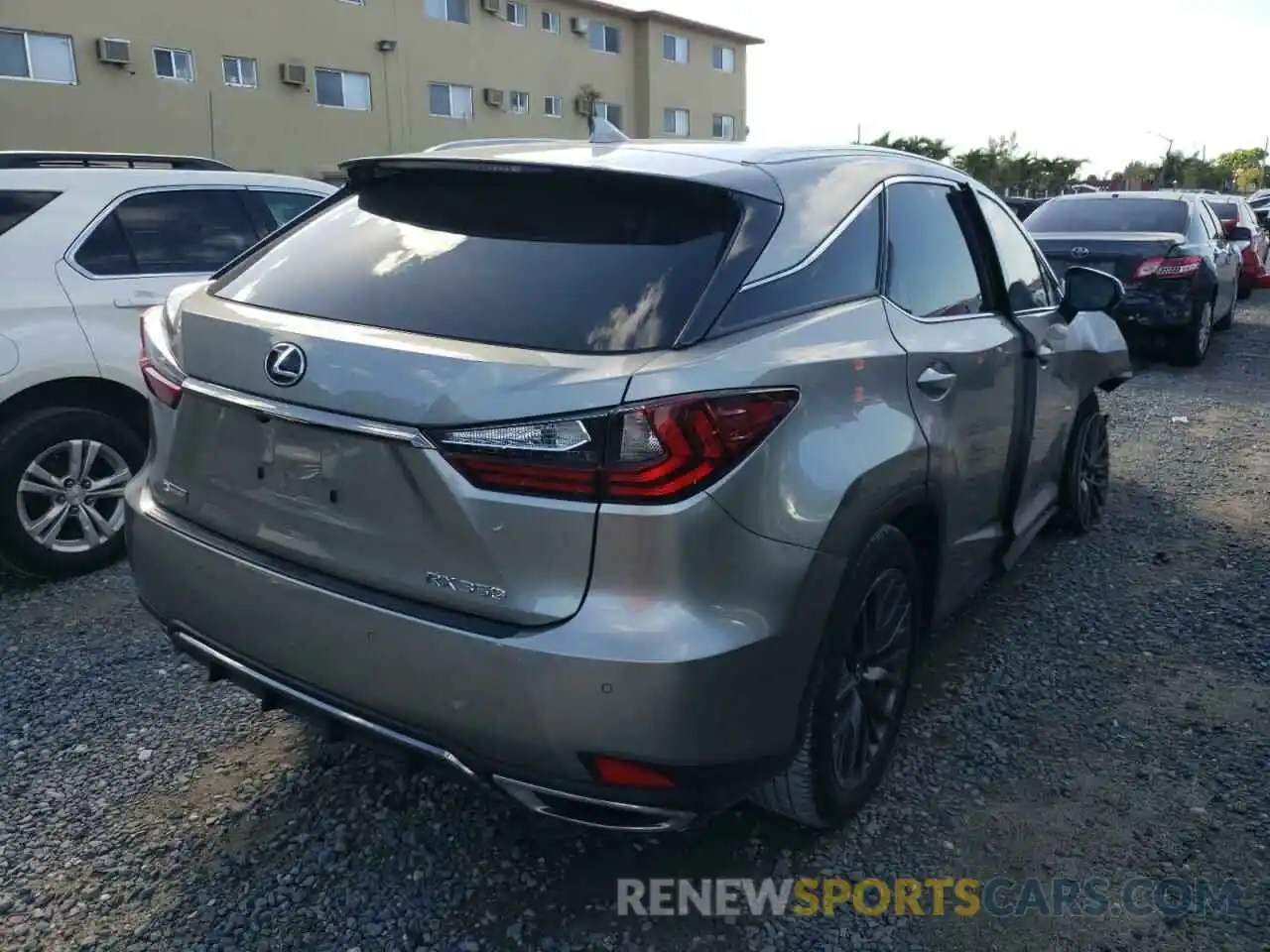 4 Фотография поврежденного автомобиля 2T2YZMDA2MC289280 LEXUS RX350 2021