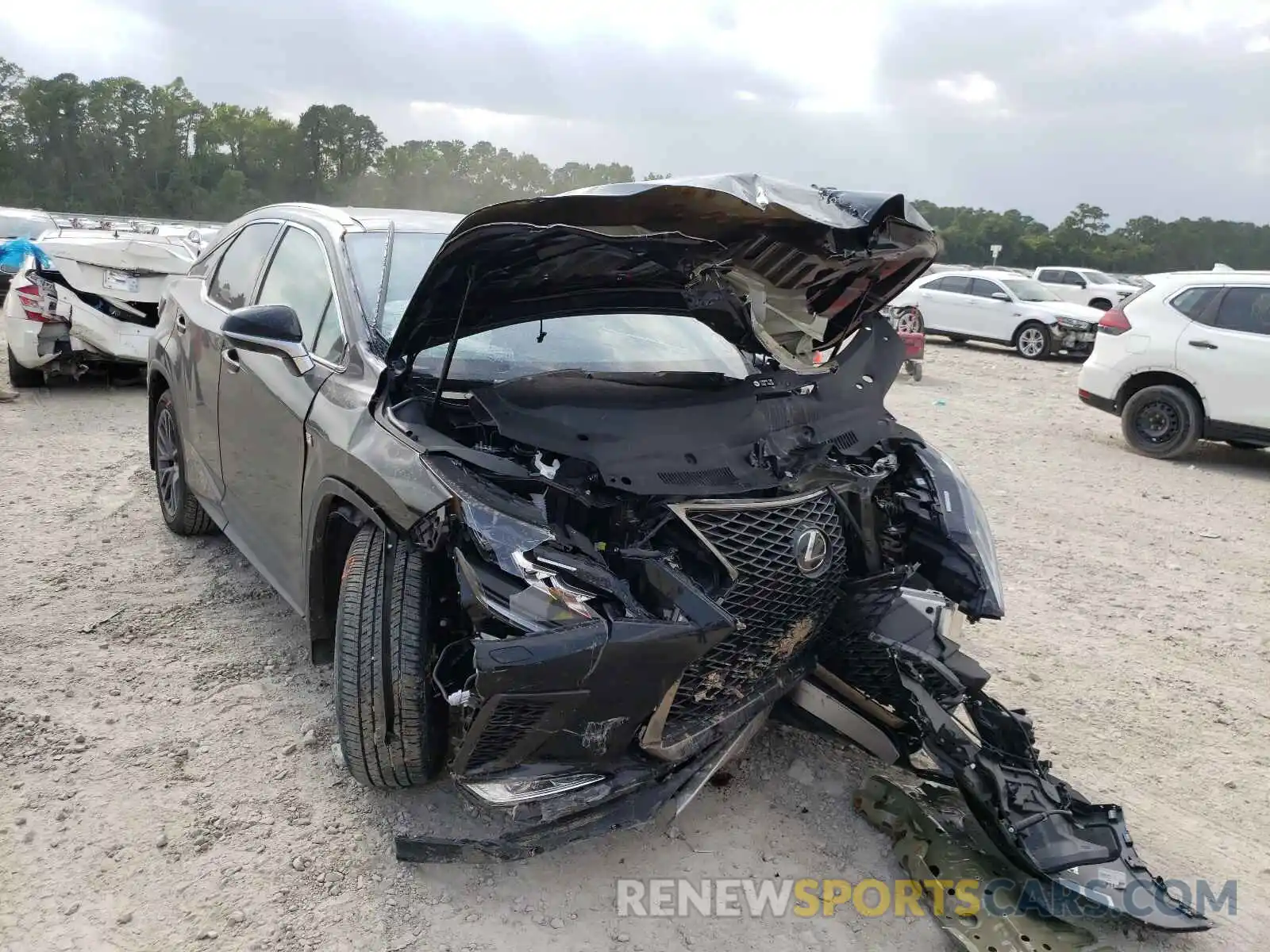 1 Photograph of a damaged car 2T2YZMDA2MC297511 LEXUS RX350 2021