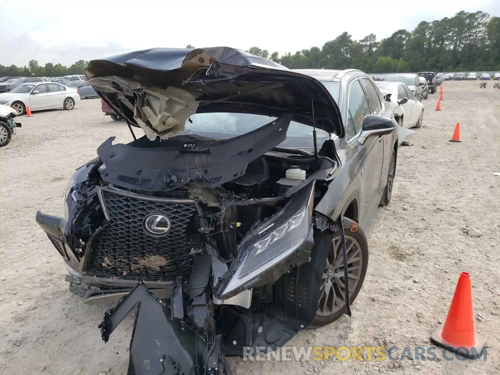 2 Photograph of a damaged car 2T2YZMDA2MC297511 LEXUS RX350 2021