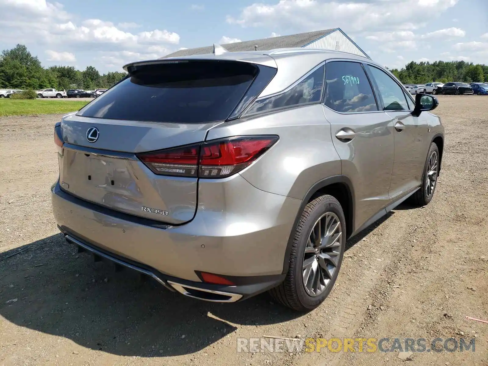 4 Photograph of a damaged car 2T2YZMDA3MC270897 LEXUS RX350 2021