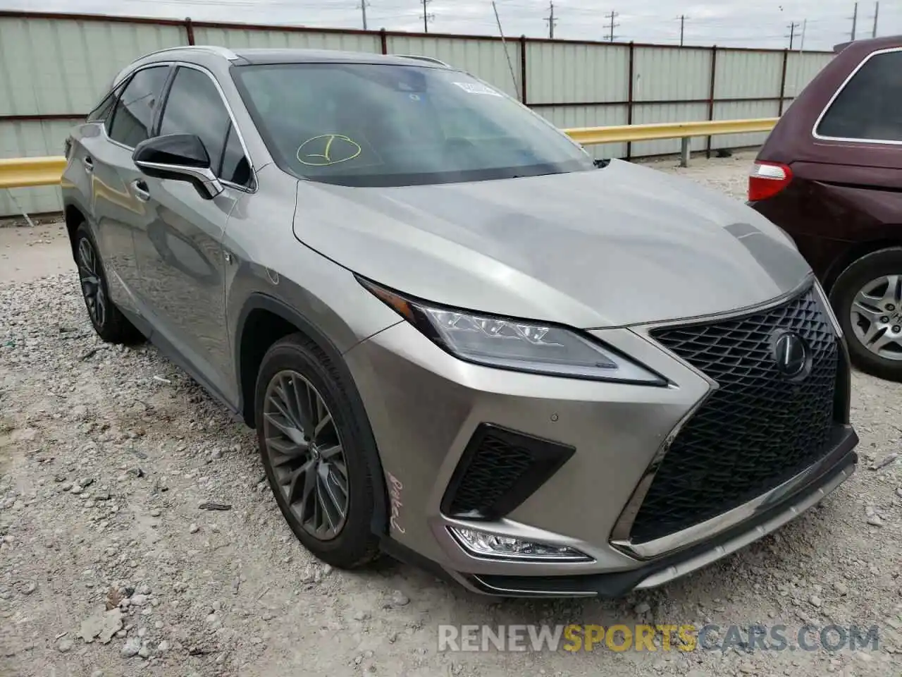 1 Photograph of a damaged car 2T2YZMDA3MC274321 LEXUS RX350 2021