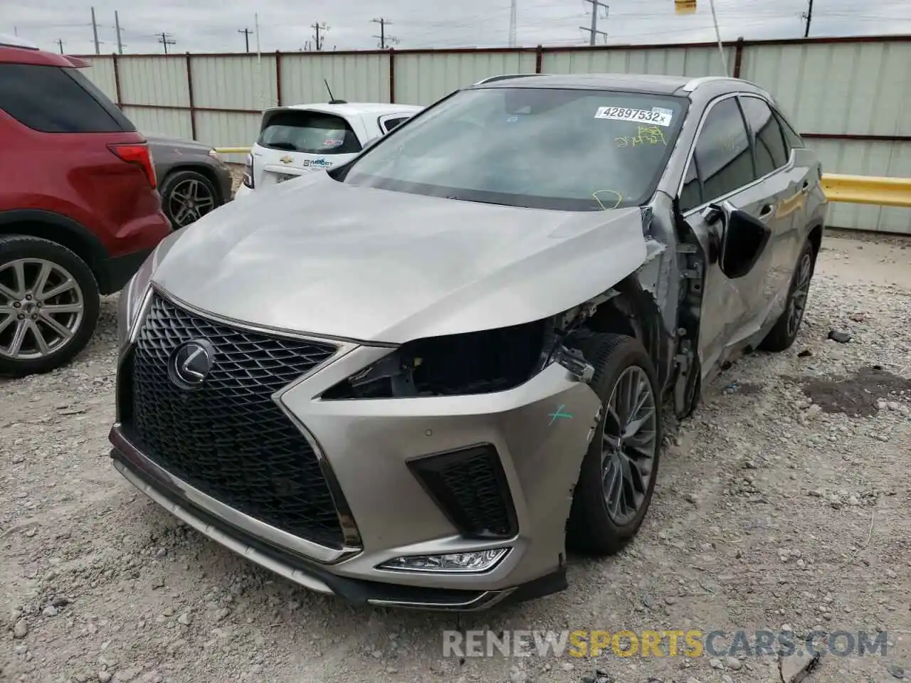 2 Photograph of a damaged car 2T2YZMDA3MC274321 LEXUS RX350 2021