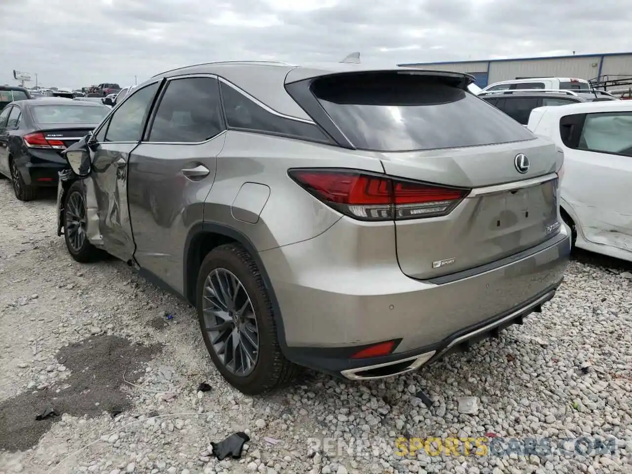 3 Фотография поврежденного автомобиля 2T2YZMDA3MC274321 LEXUS RX350 2021