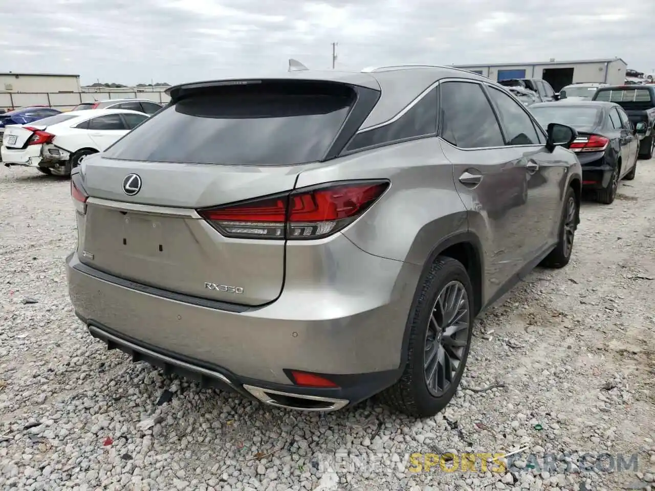 4 Фотография поврежденного автомобиля 2T2YZMDA3MC274321 LEXUS RX350 2021