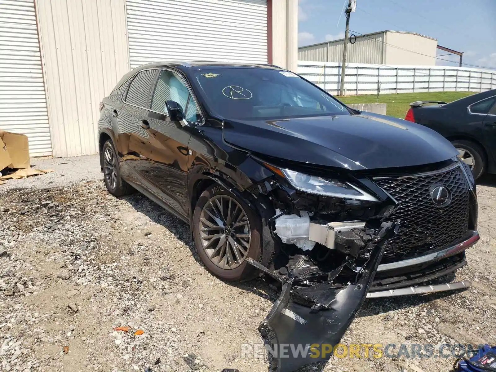 1 Photograph of a damaged car 2T2YZMDA3MC275548 LEXUS RX350 2021