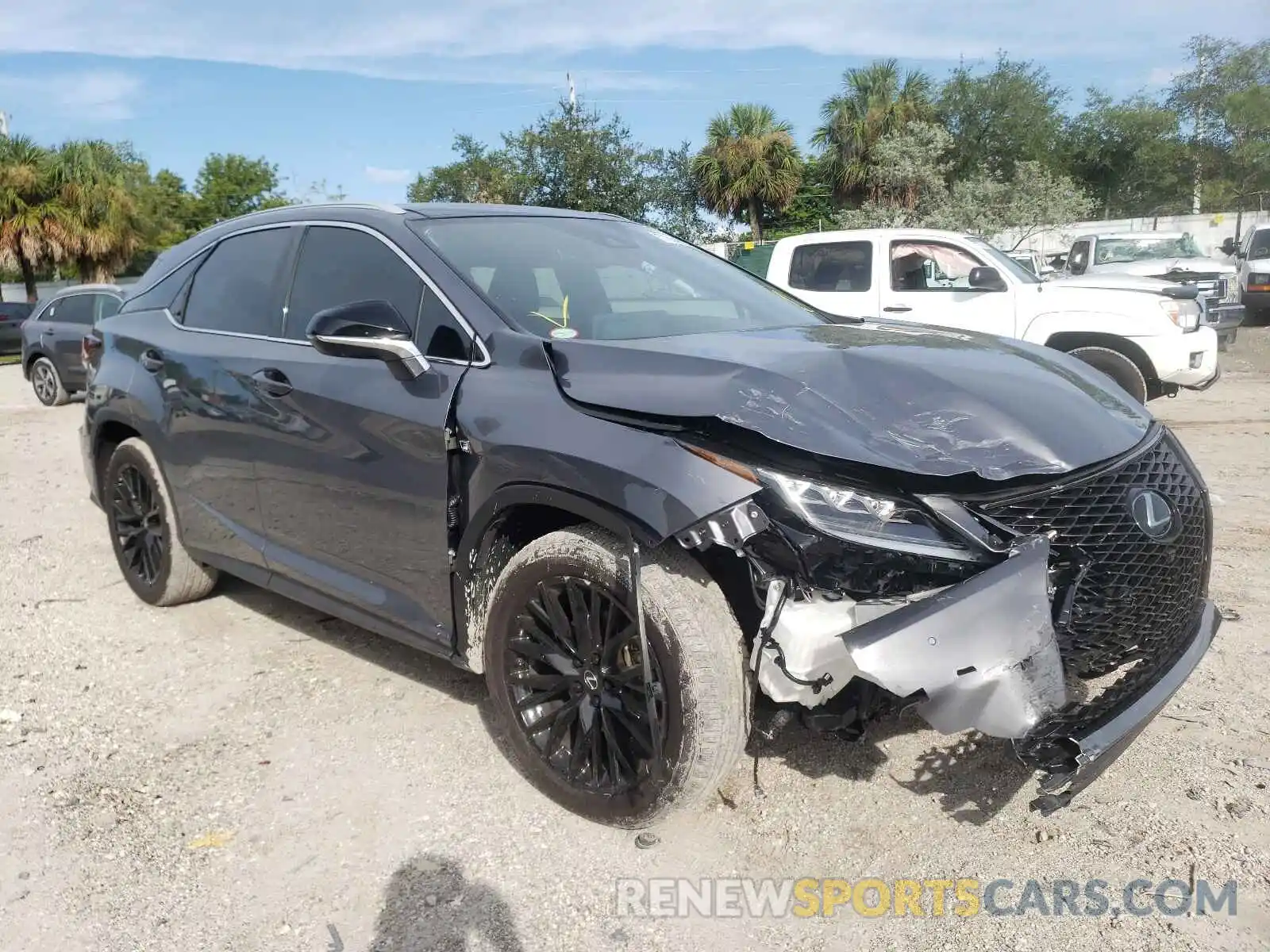 1 Photograph of a damaged car 2T2YZMDA3MC285335 LEXUS RX350 2021