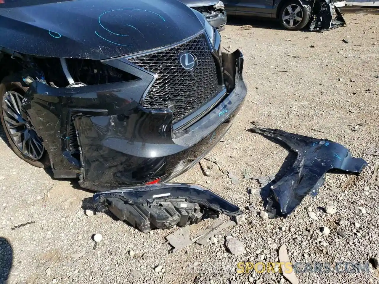 9 Photograph of a damaged car 2T2YZMDA3MC293936 LEXUS RX350 2021