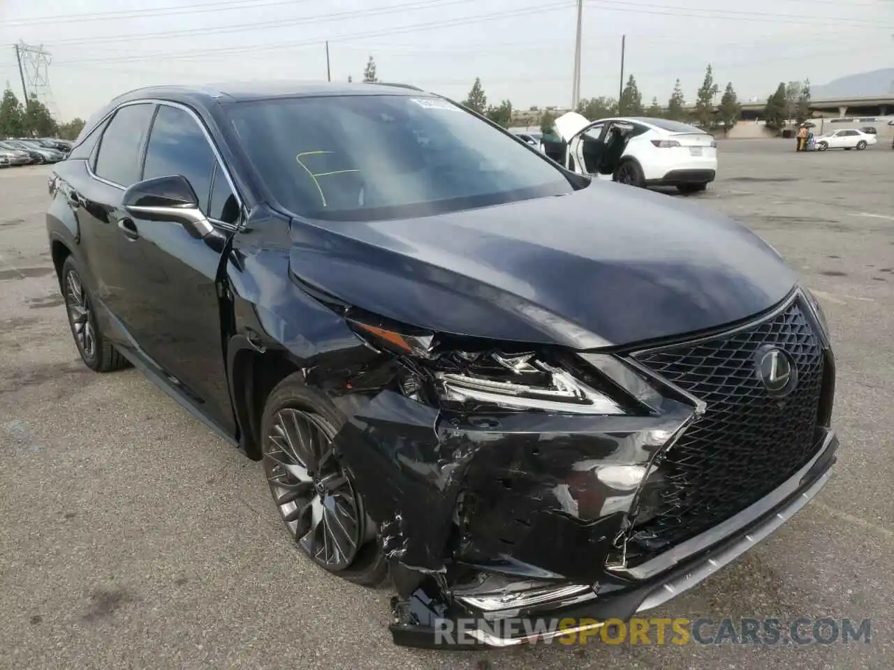 1 Photograph of a damaged car 2T2YZMDA3MC308077 LEXUS RX350 2021