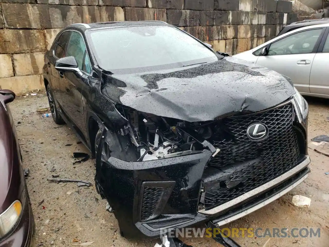 1 Photograph of a damaged car 2T2YZMDA4MC303437 LEXUS RX350 2021