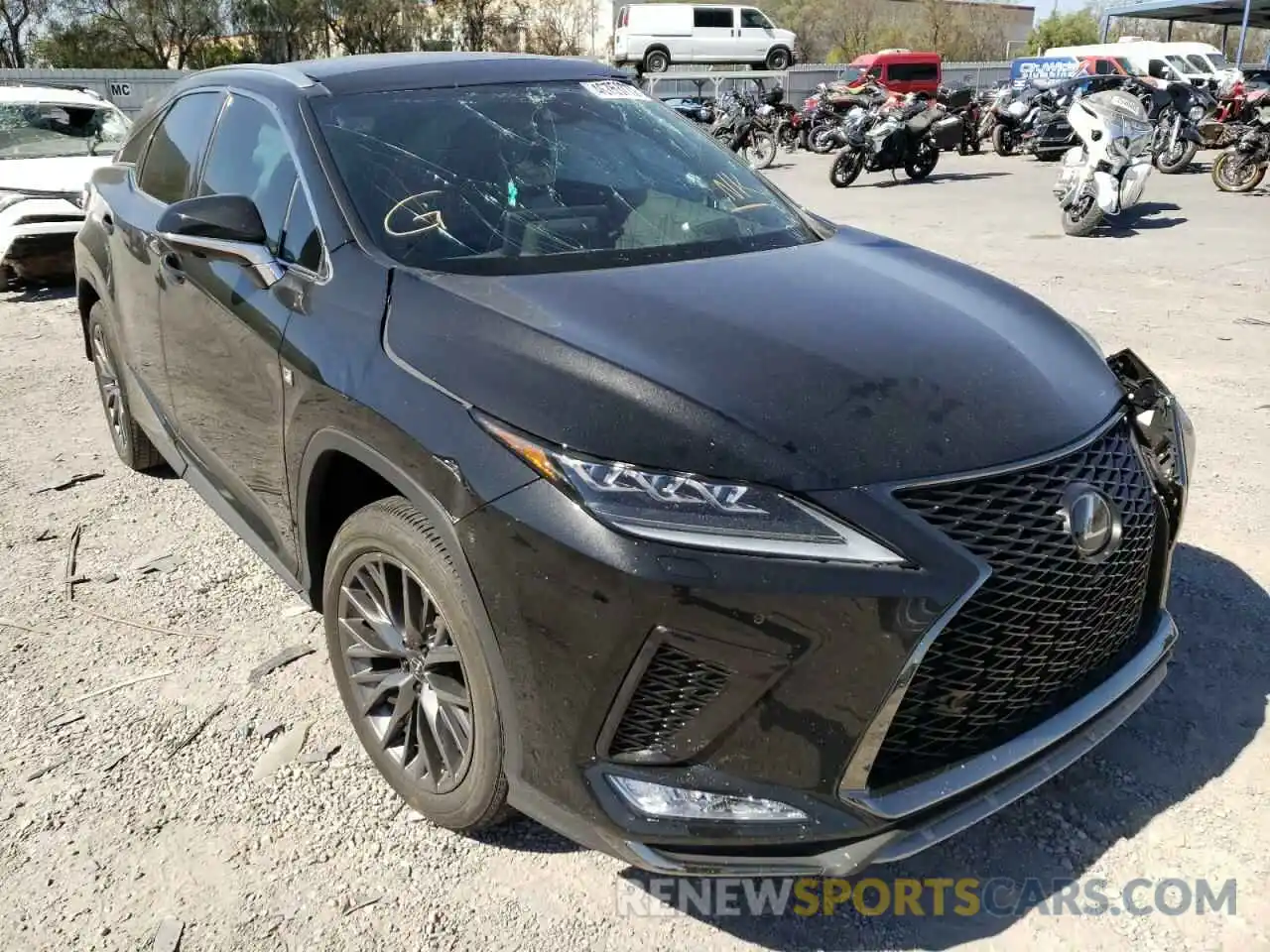 1 Photograph of a damaged car 2T2YZMDA5MC265426 LEXUS RX350 2021