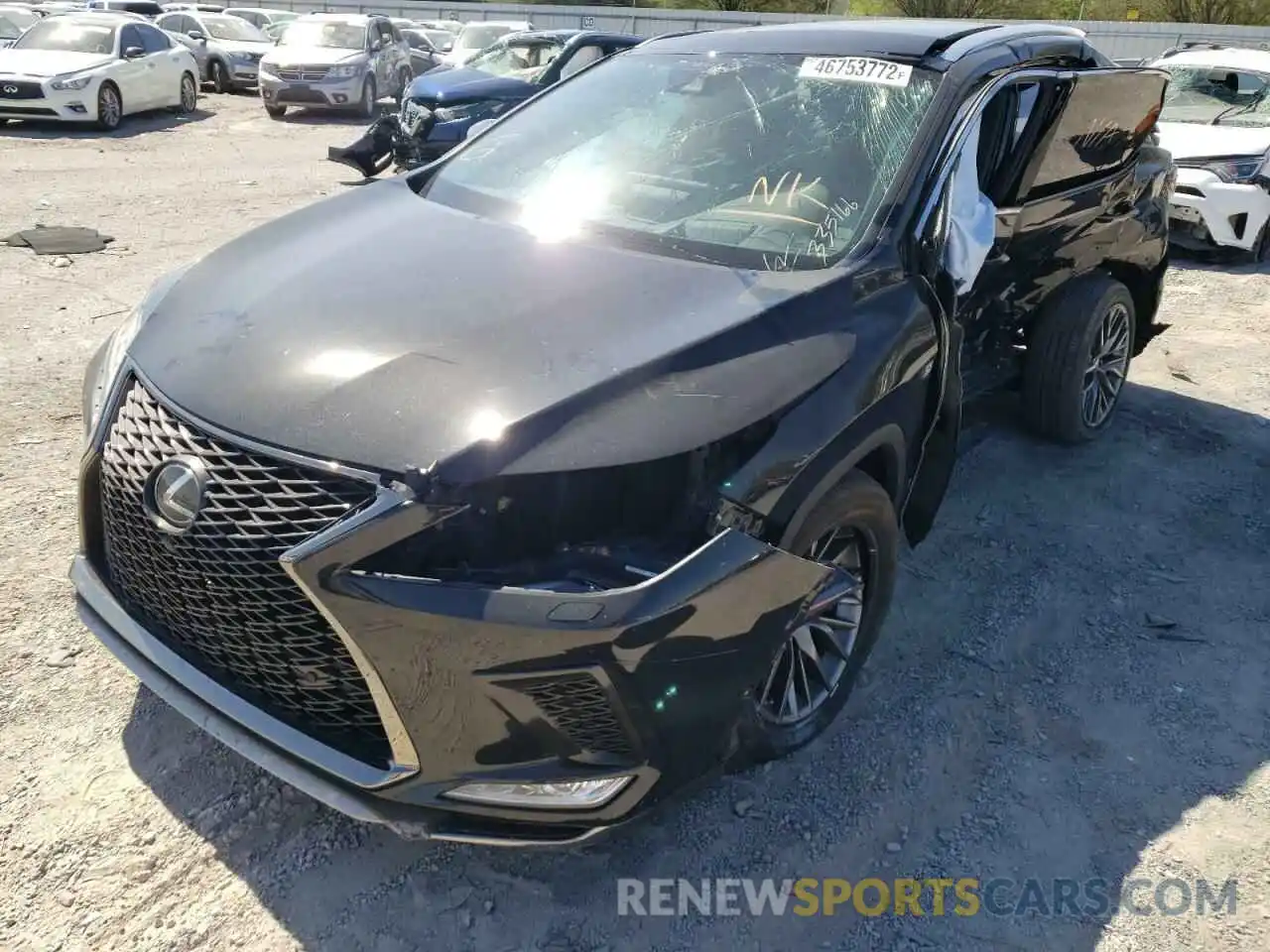 2 Photograph of a damaged car 2T2YZMDA5MC265426 LEXUS RX350 2021