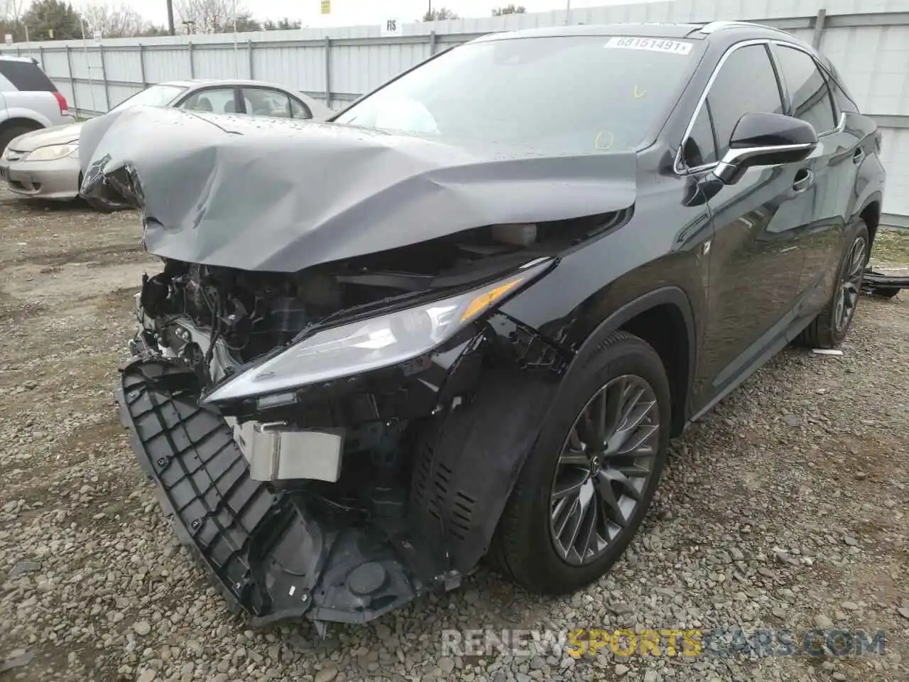 2 Photograph of a damaged car 2T2YZMDA5MC268603 LEXUS RX350 2021