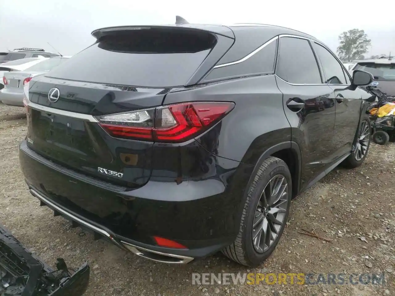 4 Фотография поврежденного автомобиля 2T2YZMDA5MC268603 LEXUS RX350 2021