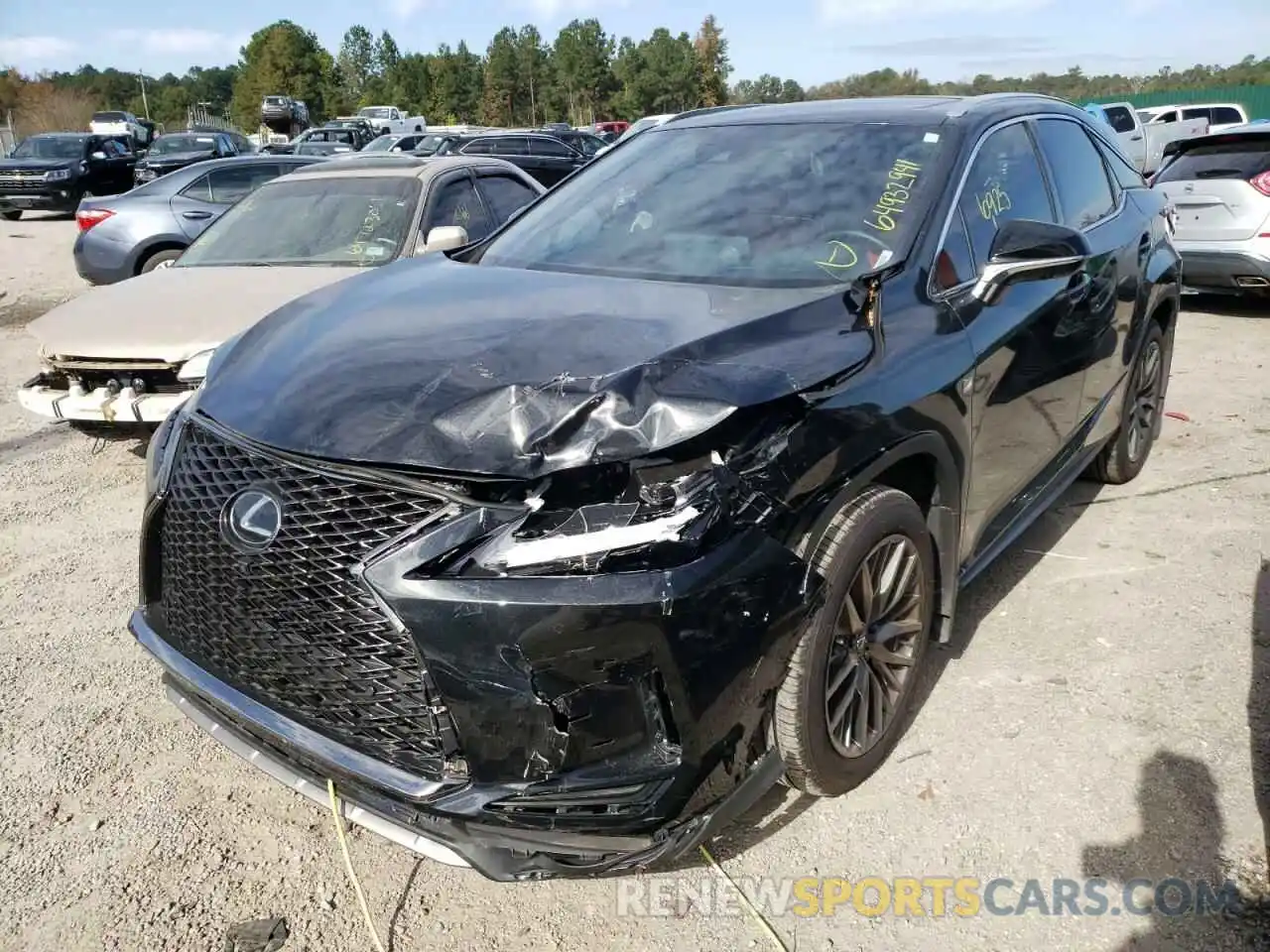 2 Photograph of a damaged car 2T2YZMDA5MC274465 LEXUS RX350 2021