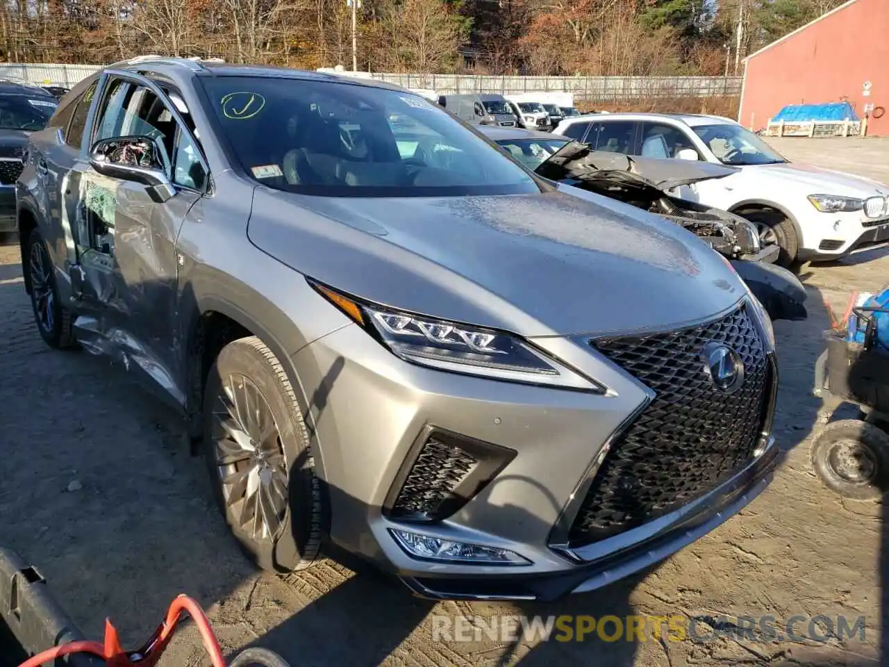 1 Photograph of a damaged car 2T2YZMDA5MC284042 LEXUS RX350 2021