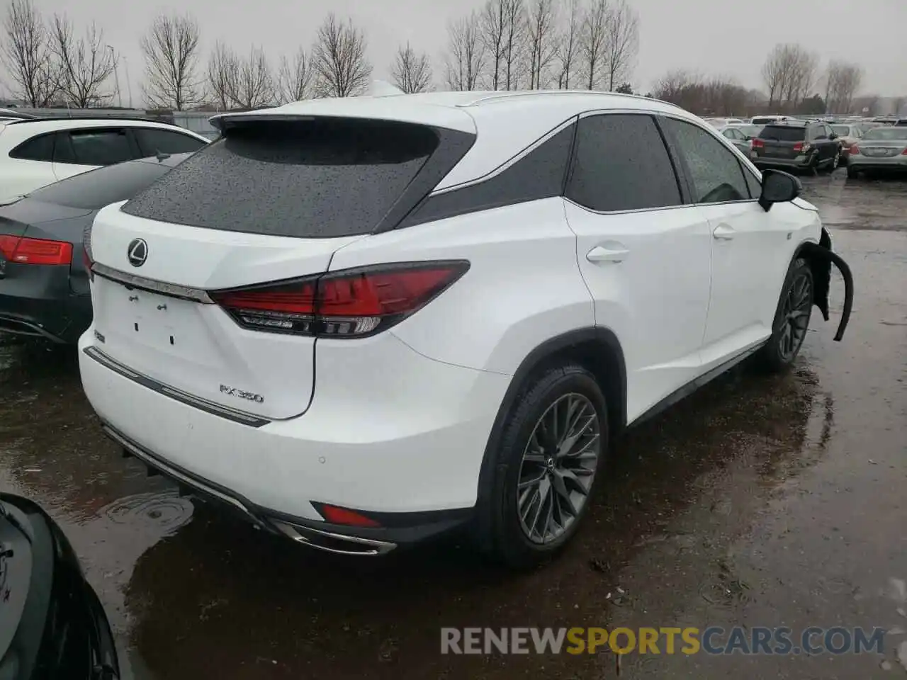 4 Фотография поврежденного автомобиля 2T2YZMDA5MC294697 LEXUS RX350 2021