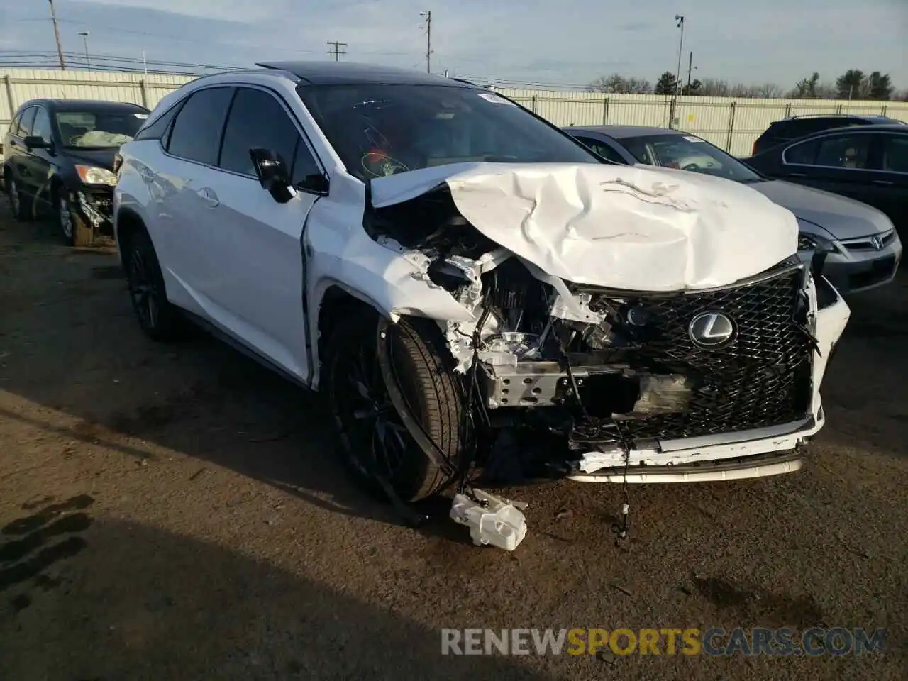 1 Photograph of a damaged car 2T2YZMDA6MC285023 LEXUS RX350 2021