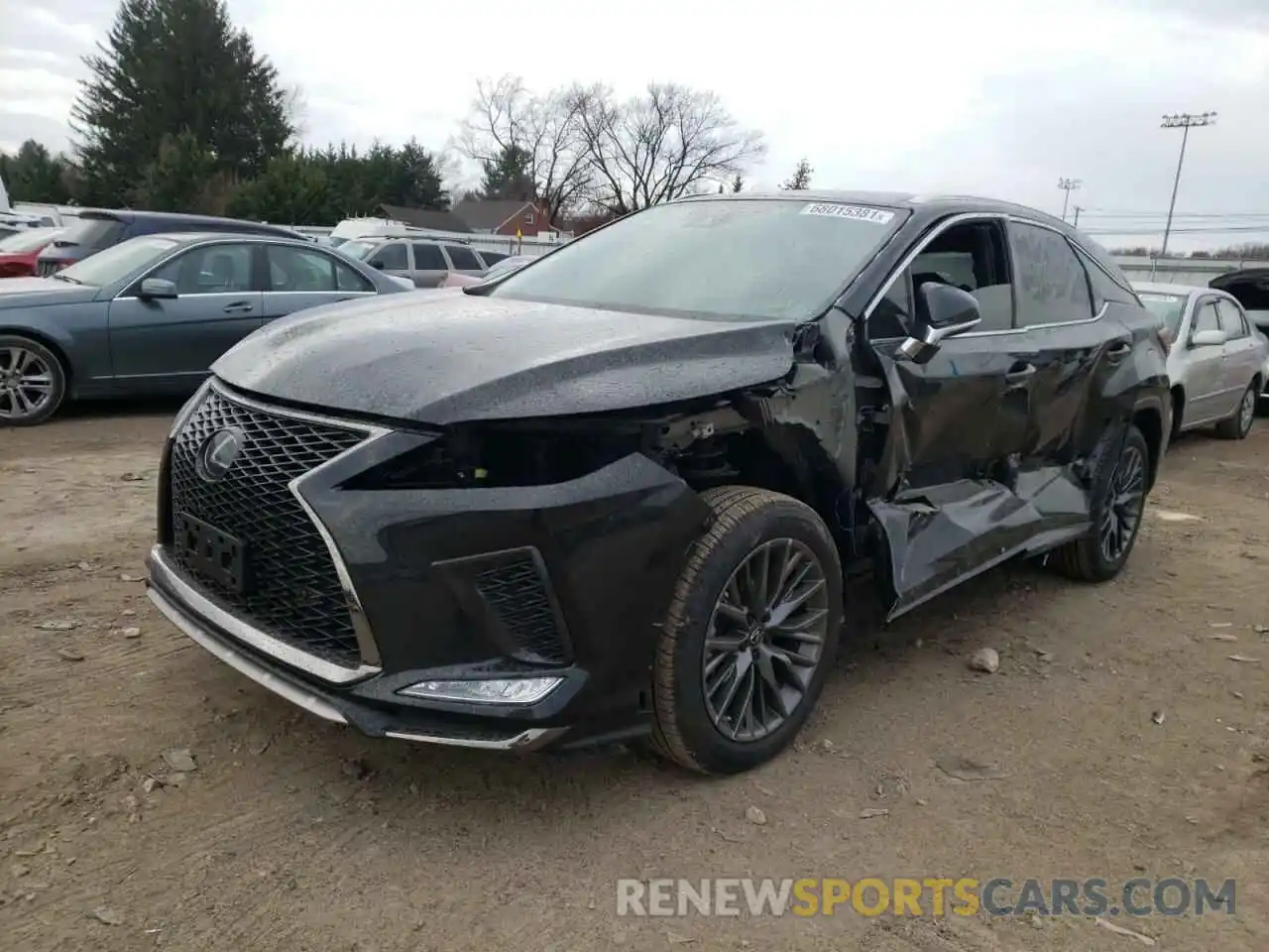 2 Photograph of a damaged car 2T2YZMDA6MC289251 LEXUS RX350 2021