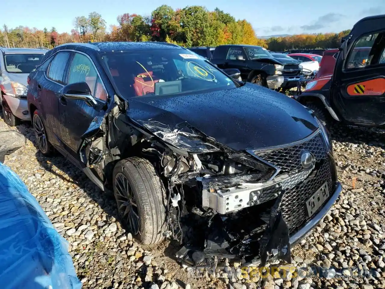 1 Photograph of a damaged car 2T2YZMDA6MC308266 LEXUS RX350 2021