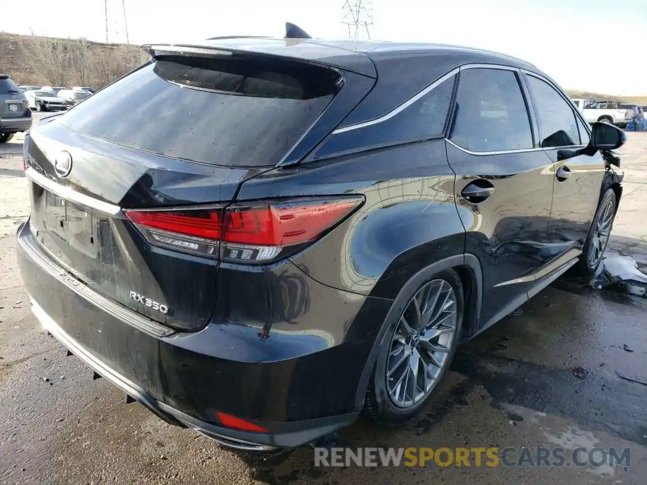 4 Фотография поврежденного автомобиля 2T2YZMDA8MC265971 LEXUS RX350 2021