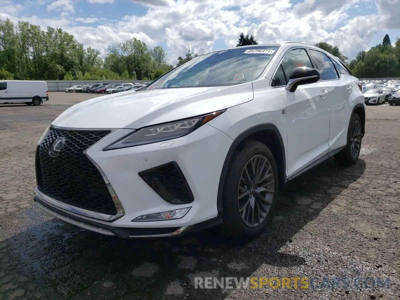 2 Photograph of a damaged car 2T2YZMDA8MC277411 LEXUS RX350 2021