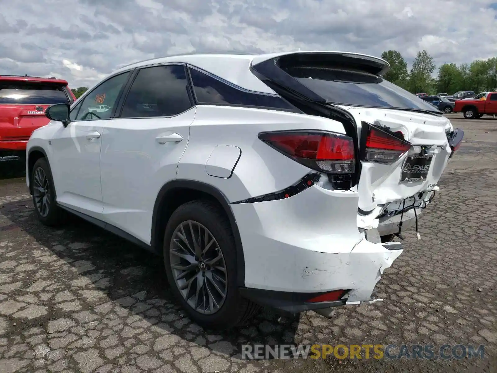 3 Фотография поврежденного автомобиля 2T2YZMDA8MC277411 LEXUS RX350 2021