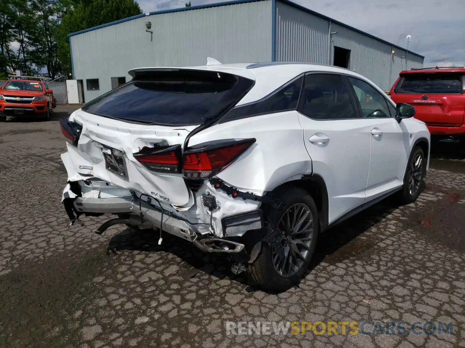 4 Photograph of a damaged car 2T2YZMDA8MC277411 LEXUS RX350 2021