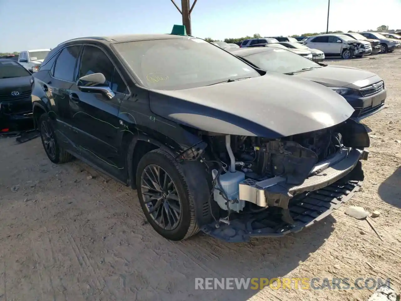 1 Photograph of a damaged car 2T2YZMDA8MC279823 LEXUS RX350 2021