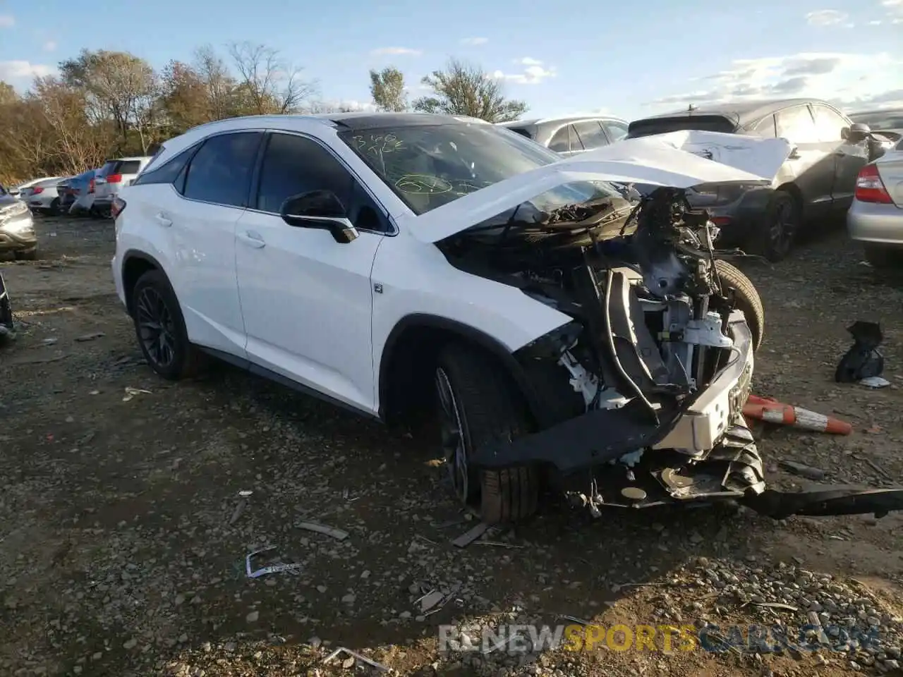 1 Photograph of a damaged car 2T2YZMDA8MC282155 LEXUS RX350 2021